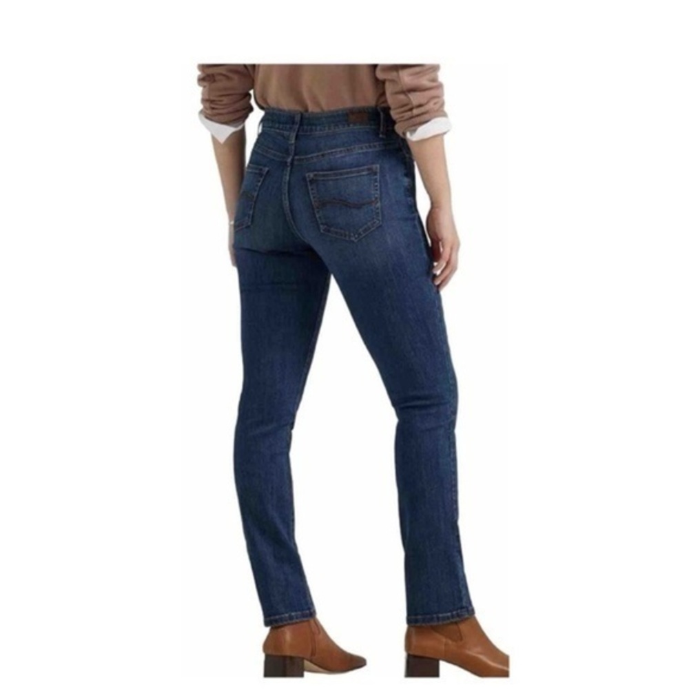 NWT Lee Straight Jeans Flex Stretch Waistband 22W Petite 24W Petite or 24W